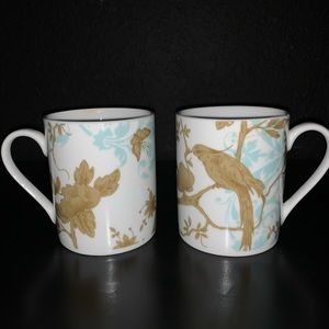 2 Portmeirion Blue Bird Coffee Cup Mug gift